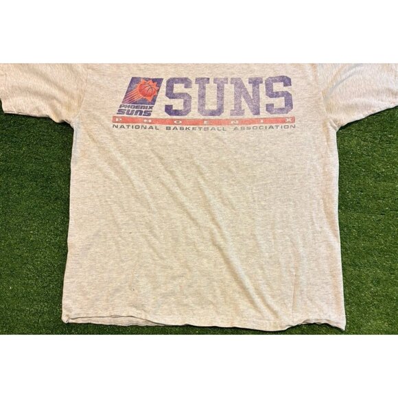 Vintage Phoenix Suns shirt mens large gray True Fan short sleeve 1990s 2 - Picture 4 of 9